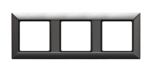 Рамка 3 поста JUNG ECO PROFI, антрацит