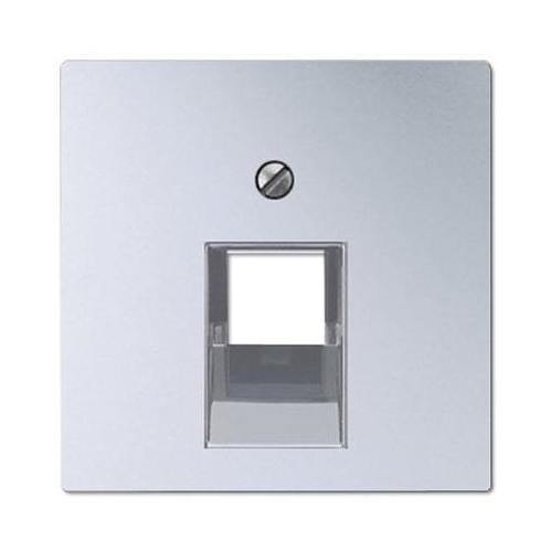 Накладка на розетку информационную JUNG ECO PROFI, алюминий