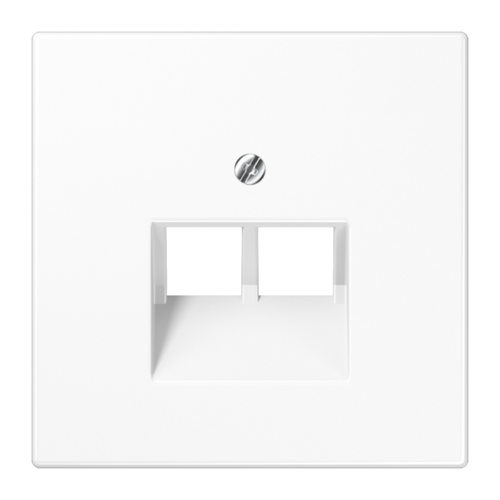 Накладка на розетку информационную JUNG LS 990, белый