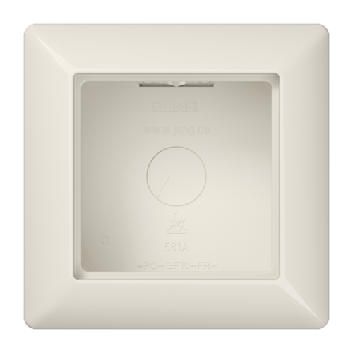 AS500 Коробка 1-ная для накладного монтажа, беж.