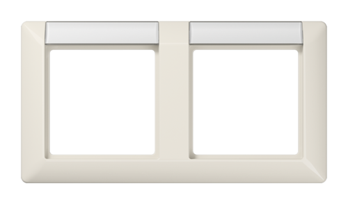 Рамка 2 поста JUNG AS 500, горизонтальная, слоновая кость