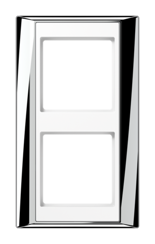 Рамка 2 поста JUNG A PLUS, хром