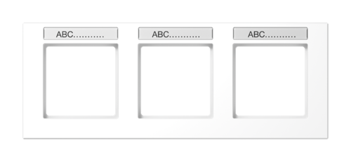 Рамка 3 поста JUNG A CREATION, белый