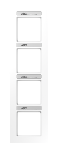 Рамка 4 поста JUNG A CREATION, белый