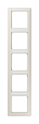 Рамка 5 постов JUNG AS 500, вертикальная, слоновая кость