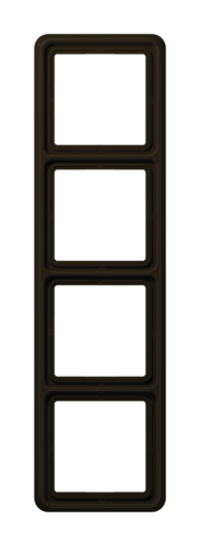 Рамка 4 поста JUNG CD, коричневый