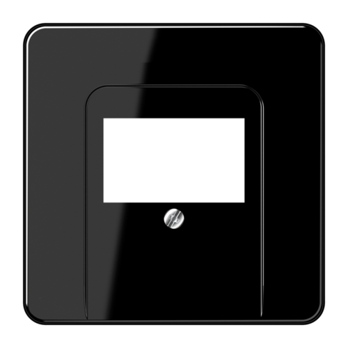 JUNG CD 500/CD plus Черная Крышка для ТАЕ-розетки, моно/стерео-аудиорозетки