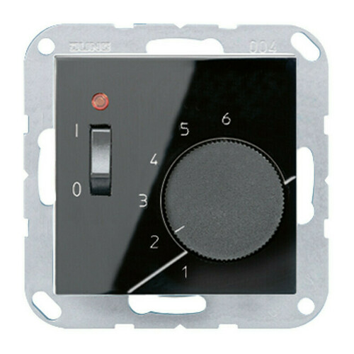 Терморегулятор Jung А-СЕРИЯ, механический, черный, TRA241SW