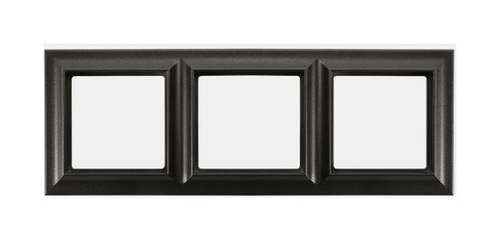 Рамка 3-поста; Eco Profi  Standart; термопласт; антрацит