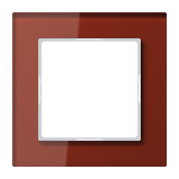 Рамка 1 пост JUNG A CREATION, красный