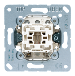 Механизм выключателя 1-клавишного трехполюсного JUNG Коллекции JUNG, с подсветкой, скрытый монтаж