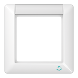 Рамка 1 пост JUNG AS 500, белый