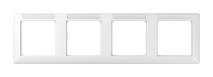 Рамка 4 поста JUNG AS 500, горизонтальная, белый