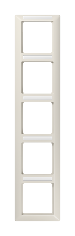 Рамка 5 постов JUNG AS 500, вертикальная, слоновая кость