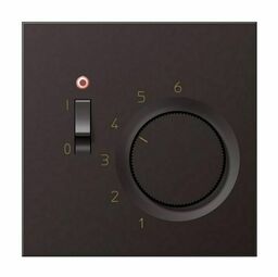 Терморегулятор Jung LS METAL, механический, алюминий темный, TRAL241D