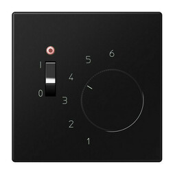 Терморегулятор Jung LS 990, механический, черный матовый, TRLS231SWM
